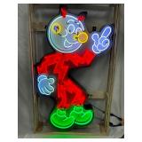 35 x 60 Redy Kilowatt Neon Sign with 6 1/2 Inch Can