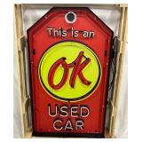 28 x 48 ‘OK Used Car’ Neon Sign With 6 1/2 Inch Can