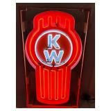 Kenworth Neon Sign, 26 x 48 Inches, with 6 1/2-Inch Can