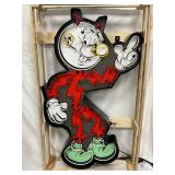 35 x 60 Redy Kilowatt Neon Sign with 6 1/2 Inch Can
