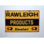 RAWLEIGH PRODUCTS DEALER SIGN, Side One