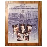 1999 Detroit Tigers Official Scorecard