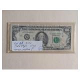 Lot 55  Old Style $100 Bill 1990, Uncirculated?