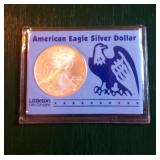 Lot 75 American Eagle Silver Dollar