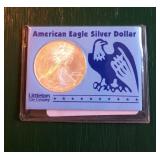 Lot 76 1998 American Eagle Silver Dollar