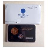 Lot 124 Obama Presidential Proof coin, 2008