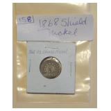 Lot 158 Shield Nickel 1868