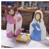 Electrified Nativity Blowmolds