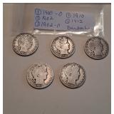 Barber Half Dollars