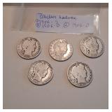 Barber Half Dollars