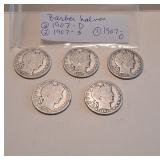Barber Half Dollars