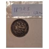 Lot K  1879 S Morgan Silver Dollar
