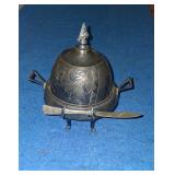 Vintage silver-plated butter dome