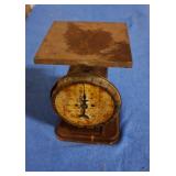 Antique Kitchen Scales w/advertising