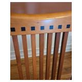 Stickley Dining Room Table & Chairs made of Wild Black Cherry with Ebony Inlay