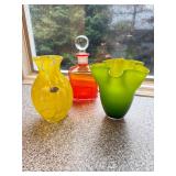 Dunlavy, Blenko and Murano glass