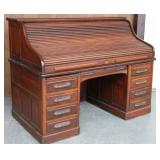 54" Mahogany Executive S Roll Top 