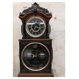 Ithaca 3 1/2 Double Dial Palor Clock