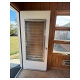 DOOR WITH ROLL OUT WINDOW