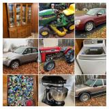 Masontown, WV - 05 Ford 500 WLow Miles, Lawn Tractors, Antiques, Household Goods, Pyrex and More