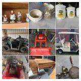 Lewisburg, WV: Kubota Tractor, Four Wheeler, Trailers, Kayak, Golf Cart, Antique Tool, Decor, Tools