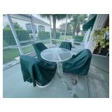 Patio Table with 4 Chairs