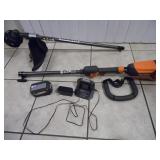 Rigid 18V Cordless Dual String Straight Shaft Trimmer Like New
