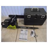Ryobi 18 inch 2 Cycle Gas Chainsaw with Heavy Duty Case