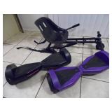 2 Hoverboards with Buggy Attachment