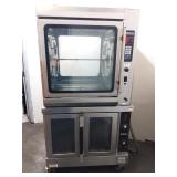 Hobart Double Stacked Rotisserie Commercial Electric Oven & Hobart Electric Convection Commercial Ov