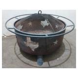 Patina Products Texas State & Stars Fire Pit