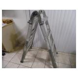 Werner 5 in 1 Multi Position 15 ft Reach Aluminum Adjustable Multi Position Ladder