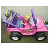 Power Wheels Barbie Jeep Wrangler 12v Ride On