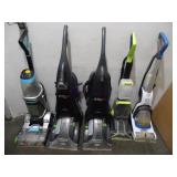 Group of 5 Carpet Cleaners Bissell & Hoover