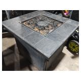 UniFlame Black Steel Propane Fire Table