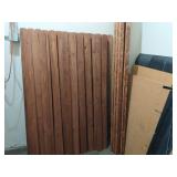 43 Six Foot Treated Fence Pickets 6 Rails