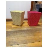 Vintage Small Garbage cans
