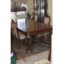 Dining Room Table with Chairs and 3 leaves