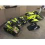 Mix Lot of Ryobi Lawn Mowers, Battery Operated - Customer Returns - Review all pictures