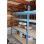 Metal Shelving Unit 4-tier with Wooden Removable Shelves