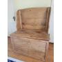 Rustic Pine Wooden Bench