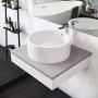 Swiss Madison - Monaco Round Ceramic Bathroom Vessel Sink in White