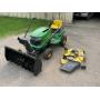 2004 John Deere L110 Tractor with Snow Blower and Mowing Deck