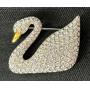 Spectacular Swarovski Swan Crystal Brooch / Pin