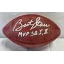Bart Starr Signed SuperbowI I and II MVP Football with Gridiron Authentics COA and Custom Case - Wilson Official NFL Ball -Green Bay Packers