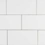 MSI White 3 in. x 6 in. Glossy Ceramic Subway Tile (10.75 sq. ft./case) Customer Returns See Pictures