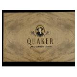 Vintage Quaker Empress Table Linen / Cloth in Old Ivory / Vintage Quaker Empress Table Linen No. 7570