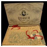 Vintage Quaker Empress Table Linen / Cloth in Old Ivory / Vintage Quaker Empress Table Linen No. 7570