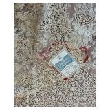 Vintage Quaker Empress Table Linen / Cloth in Old Ivory / Vintage Quaker Empress Table Linen No. 7570