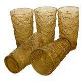 Vintage Glassware including Anchor Hocking Abler Tumblers, MCM Hollywood Regency Gold Deign Rocks Cocktail Glasses and More!
